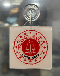VANTUZLU ADALET BAKANLIĞI HAKİM-SAVCI ARAÇ STICKER
