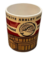 Adalet Akademisi Logolu YRD. Hakim Savcı Kupa Bardak