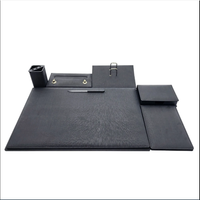 7 PARÇA SİYAH DERİ SÜMEN TAKIMI