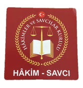 HAKİMLER VE SAVCILAR KURULU LOGO ARAÇ STICKER (YAPIŞTIRMA)