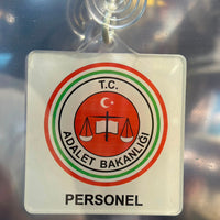 VANTUZLU ADALET BAKANLIĞI PERSONEL ARAÇ STICKER