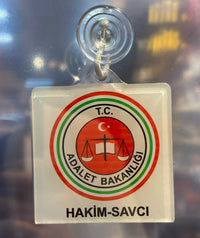 HAKİM-SAVCI ARAÇ STICKER YEŞİL LOGO (VAVTUZLU)