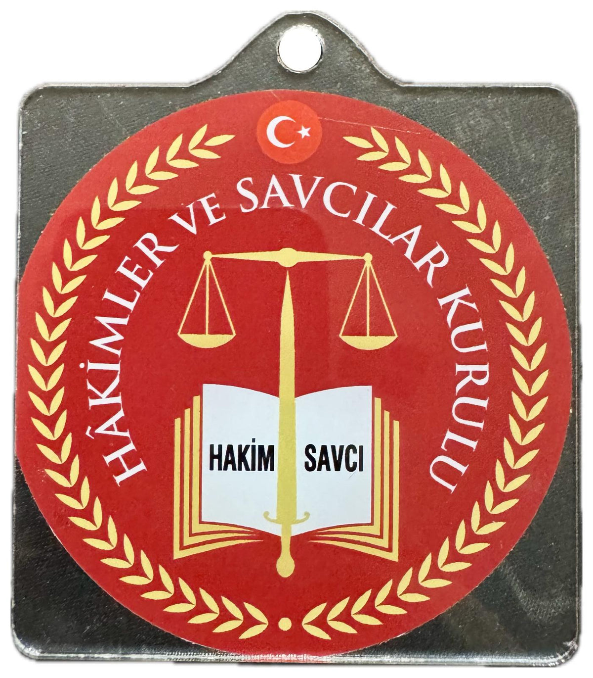 VANTUZLU HSK HAKİM-SAVCI ARAÇ STICKER (YUVARLAK)