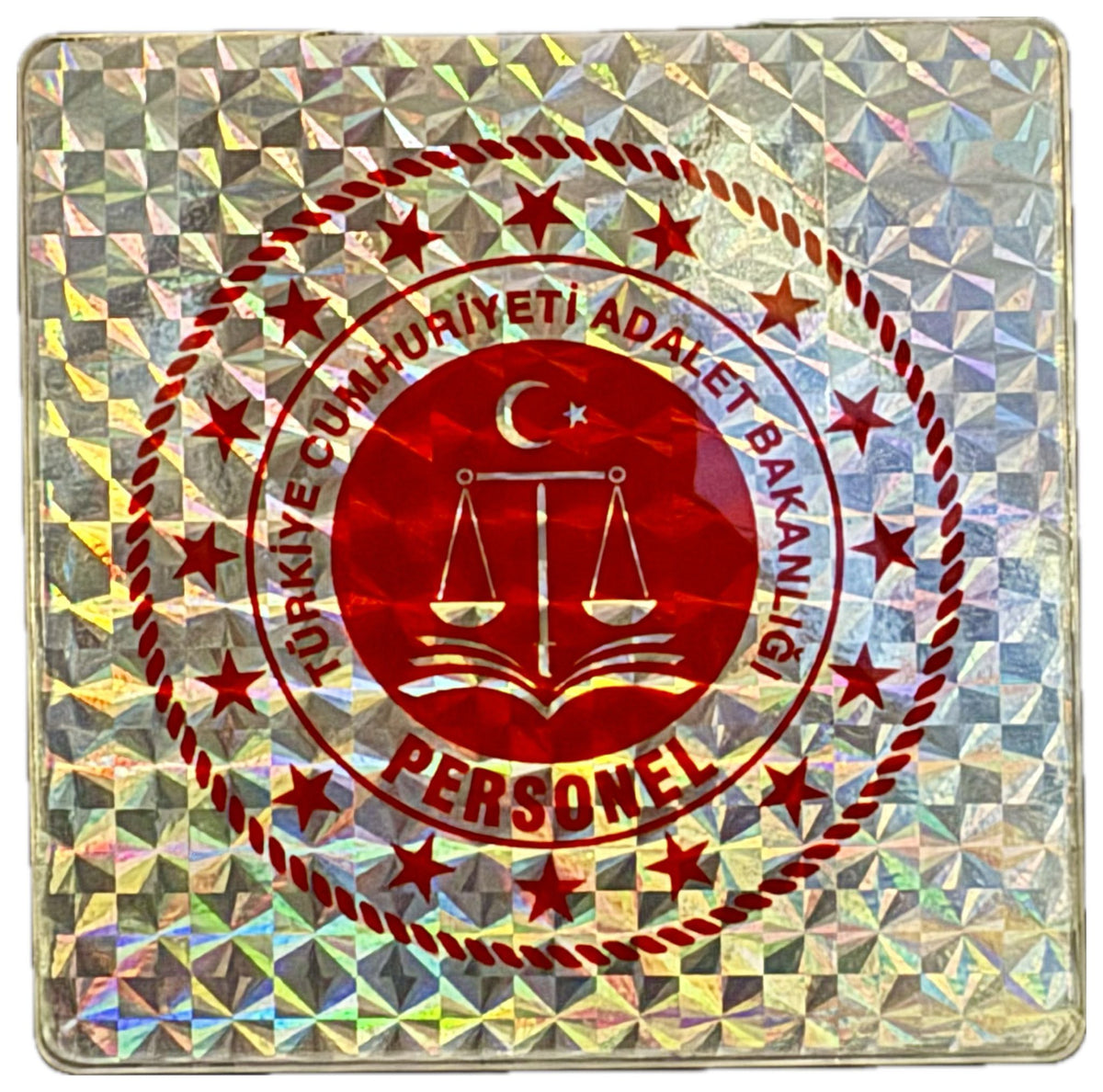 VANTUZLU ADALET BAKANLIĞI PERSONEL ARAÇ STICKER