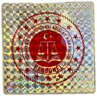 VANTUZLU ADALET BAKANLIĞI PERSONEL ARAÇ STICKER