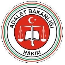 VANTUZLU ADALET BAKANLIĞI HAKİM ARAÇ STICKER