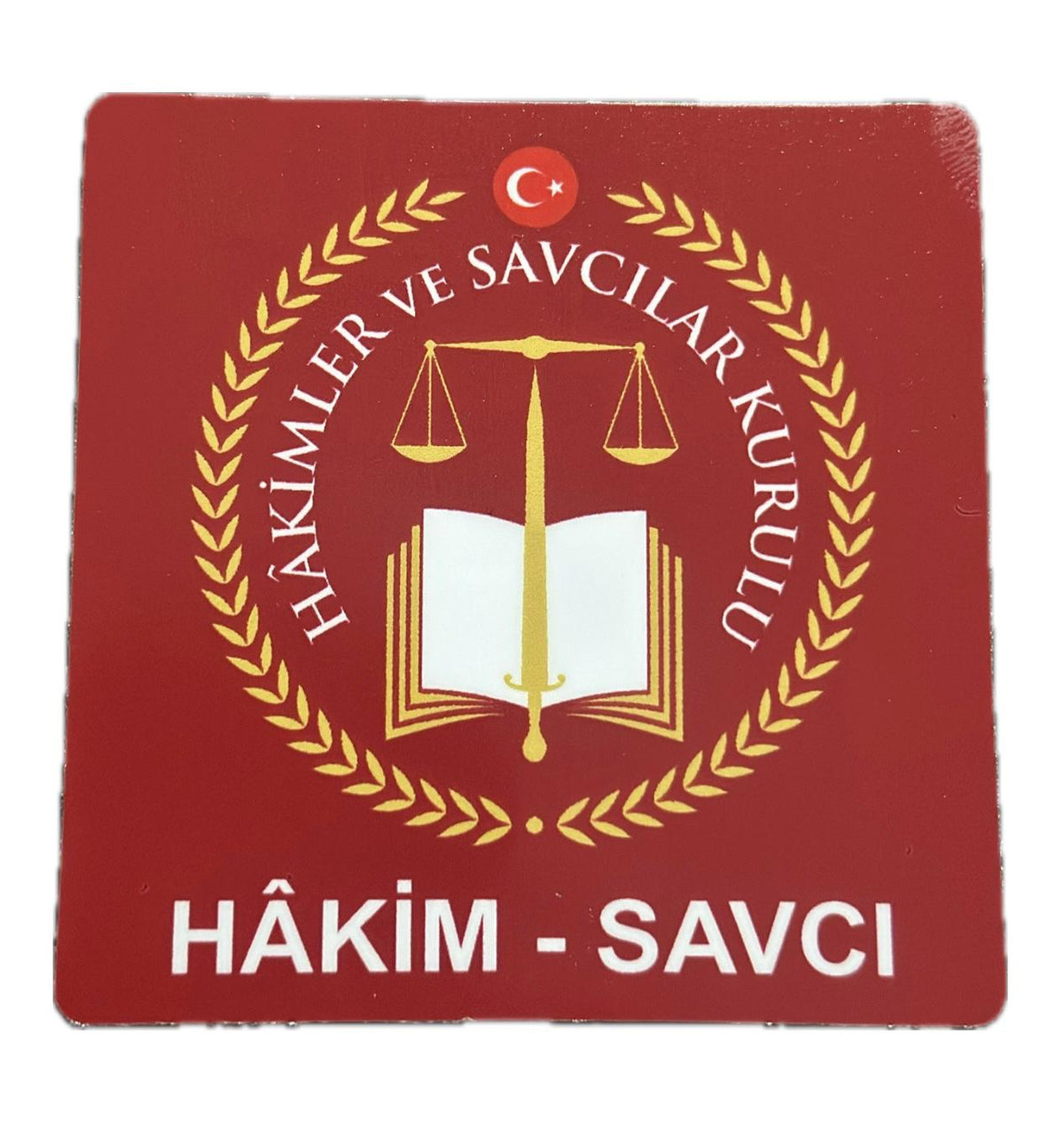 HAKİMLER VE SAVCILAR KURULU LOGO ARAÇ STICKER (YAPIŞTIRMA)