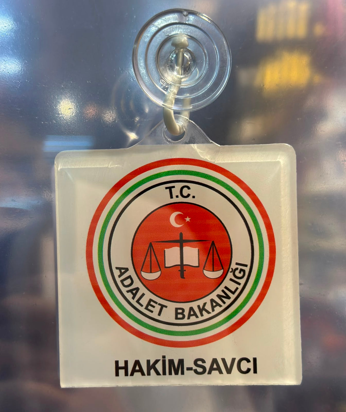 HAKİM-SAVCI ARAÇ STICKER YEŞİL LOGO (VAVTUZLU)