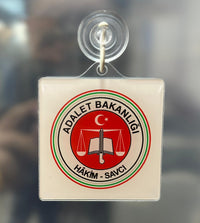 VANTUZLU ADALET BAKANLIĞI HAKİM-SAVCI ARAÇ STICKER