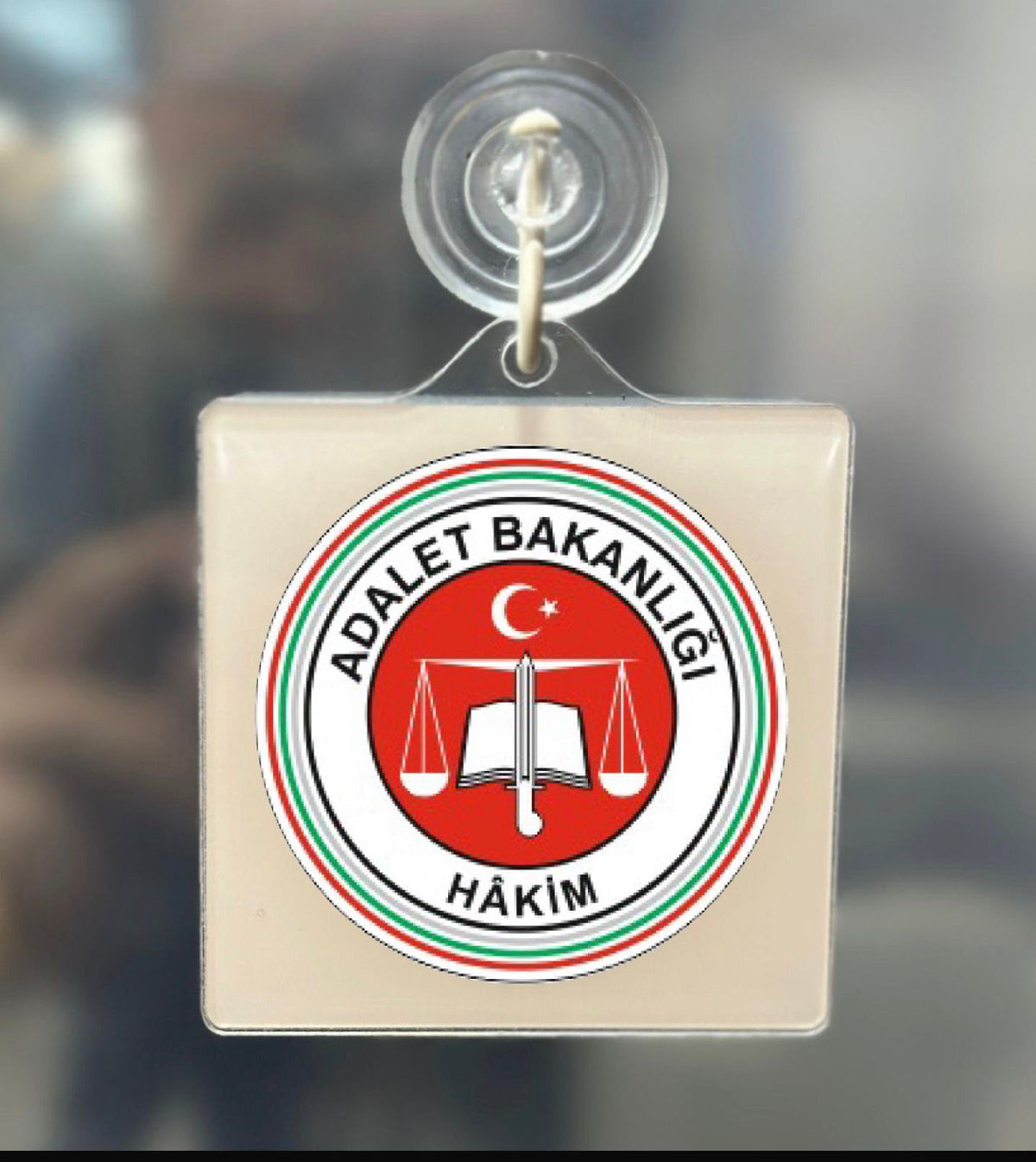 VANTUZLU ADALET BAKANLIĞI HAKİM ARAÇ STICKER