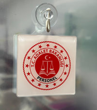 VANTUZLU ADALET BAKANLIĞI PERSONEL ARAÇ STICKER